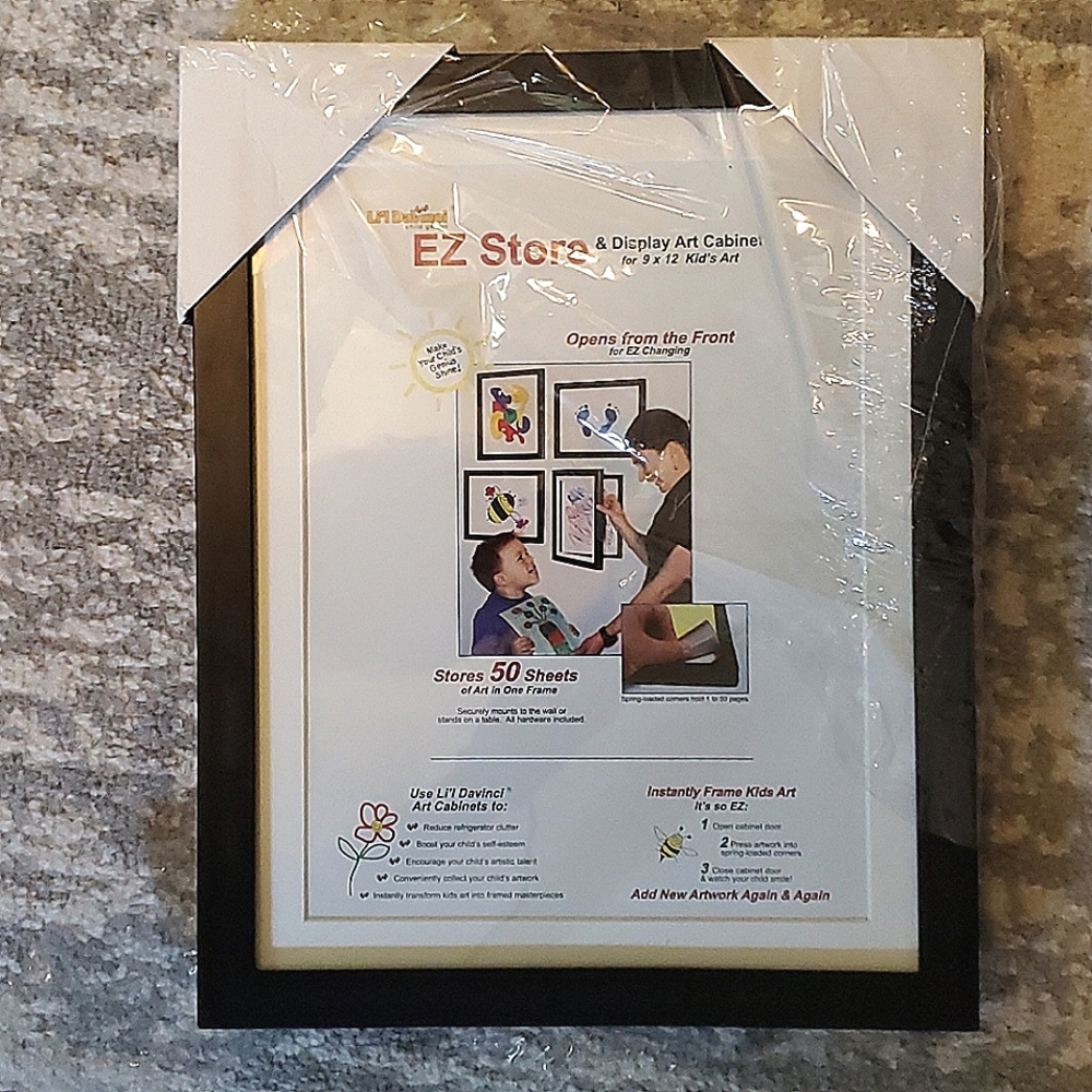 NWT Lil DaVinci EZ Store&Display Art Cabinet